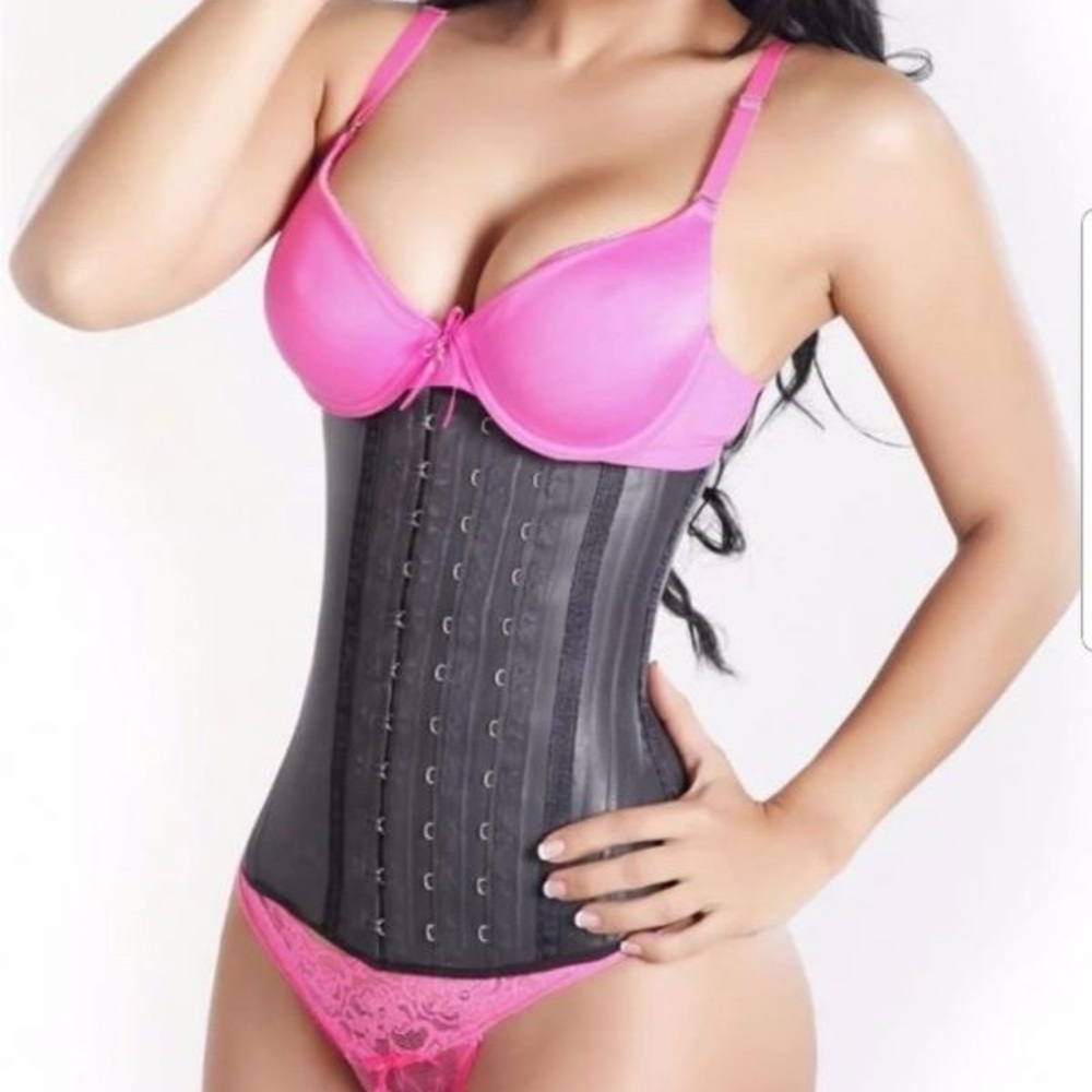 4 Steel Bone RUBBER WAIST TRAINER